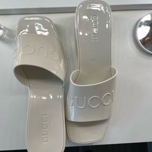 Gucci Women’s Rubber Slide Sandal